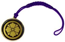 Amazon Co Jp 家紋ストラップ紫 丸に剣花角 ２１ミリ 家電 カメラ