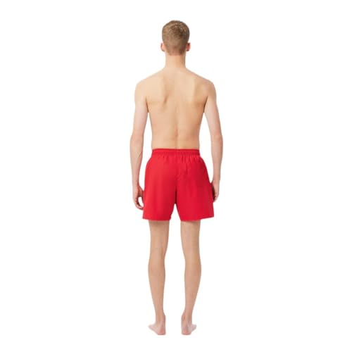Image of Lacoste Men's Mid Length Monochrome Swim Trunks