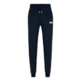 BOSS Herren Jogginghose Trainingshose Homewear Loungewear Tracksuit Pants, Farbe:Blau, Größe:M, Artikel:-403 Navy