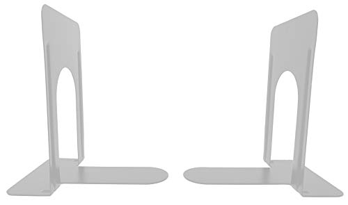 Clipco Premium Book Ends With Anti-Slip Pad 9-Inch (Pack Of 6) (White) #TOP3