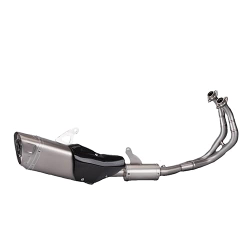 Rennsport Auspuffanlage Motorräder Slip-On Schalldämpfer Komplettsystem Für YAMAHA YZF R7 2021-2025 Auspuff(B)
