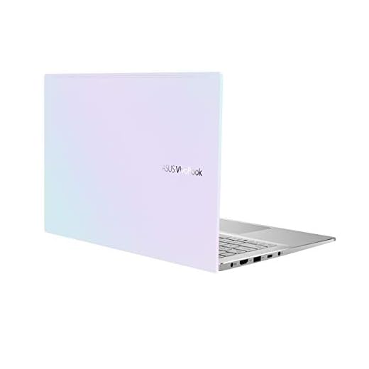 ASUS VivoBook S14 S433 Thin and Light Laptop, 14” FHD Display, Intel Core i5-1135G7 CPU, 8GB DDR4 RAM, 512GB PCIe SSD, Thunderbolt 3, Wi-Fi 6, Windows 10 Home, Dreamy White, S433EA-DH51-WH