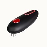 Cooks Professional Electric Can Opener - Redefine Cooking Ease for Seniors & Arthritic Patients with Innovative Hands-Free Operation and One Touch Design (Black)