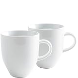 KAHLA 21D254A90021C Café Sommelier Maxi Becher Set 2tlg. weiß