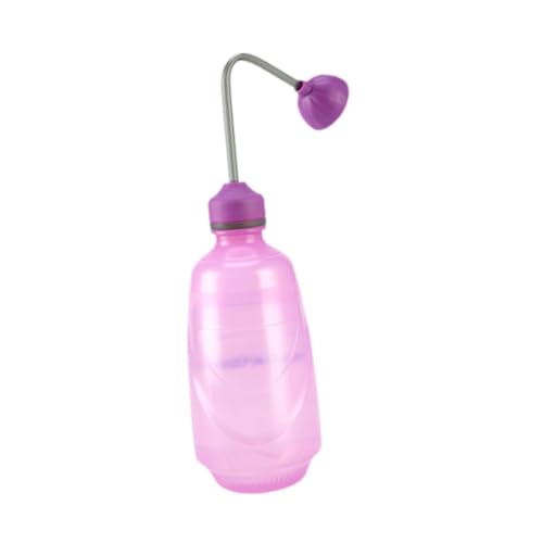 Fenteer 450 Ml de Riego Pequeño Lata Bote de Agua de Jardín Design Moderno Herramienta de Jardinería Rociadora para Plantas de Granja Olla de Flores, Rosa