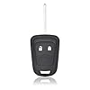 2 Buttons Car Key Fob Shell Case Remote Control Replacements Compatible with Opel Vauxhall Buick Astra Insignia Meriva Zafira, Foldable Car Key Cover Case (B)