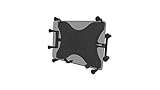 La carcasa universal X-Grip III de RAM Mounts proporciona un agarre seguro de la mayoría de tablets de 9 a 10 pulgadas sin esconder los dispositivos detrás de las cubiertas. El soporte de sujeción RAM Mounts X-Grip III es apto para dispositivos con las siguientes dimensiones: mín./máx.: ancho mínimo = 158,75 mm (6,25 pulgadas). Ancho máximo = 2 pulgadas. 05,74 mm (8,1 pulgadas) Profundidad = máx.