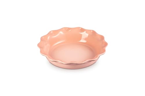 Le Creuset Stoneware Heritage Pie Dish, 9", Peche by Le Creuset - Used condition - US$38.08