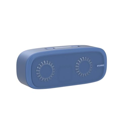 Image of LENRUE Bluetooth Speaker, Wireless Portable Speaker with Loud Stereo Sound, Rich Bass, 12-Hour Playtime, Built-in Mic. Perfect for iPhone, Samsung and More (Blue)