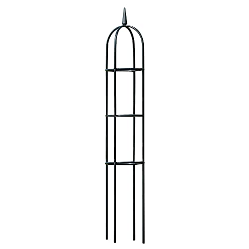 Harbor Gardens R352HG Garden Obelisk, Black, 96' High