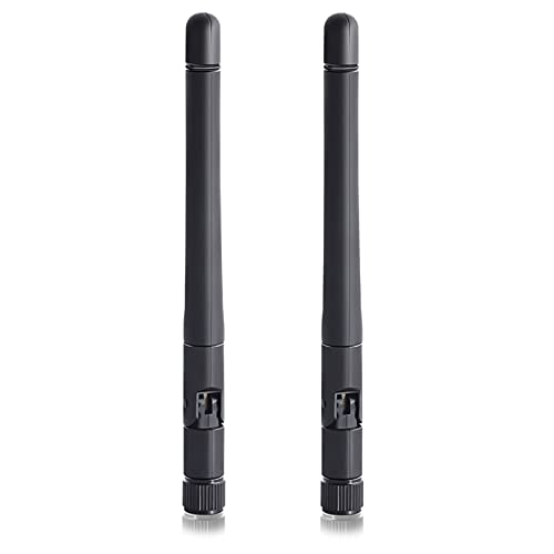 Bingfu WiFi-antenne RP-SMA WiFi antenne 2.4 GHz 5.8 GHz 3dBi MIMO RP-SMA mannelijke antenne (2-pack) voor WiFi-router… - Afbeelding 4