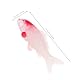 TOYANDONA 2 Mini-Koi-Fisch-Ornamente – Schwimmende Goldfisch-Dekoration Aus Kunststoff Für Aquarien Mikrolandschaften Puppenhausteiche Wasserszenen-Simulationen Und Aquarium-Zubehör
