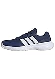 adidas Men's Gamecourt 2 M, Dark Blue/White/Cyber Metallic, 10.5