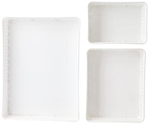 Organizadores Ratam com 3 Pecas, Paramount, Branca