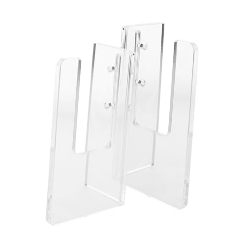 VICASKY Acrylic Skateboard Wall Mount Rack Snowboard Hanger Wall-Mounted Display for Skateboards Space-Saving Design Sturdy Stylish 1 Set