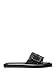 Michael Kors Women's Suki Flat Slide, Black, 8