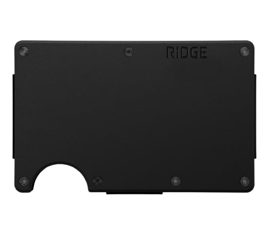 Image of Ridge Wallet for Men - Wallet and Card Holder, RFID Protected Front Pocket Wallets for Men with Integrated Cash Strap
