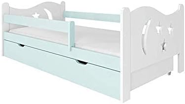 Needsleep Lit Enfant Complet Avec Protection Anti Chute 80 X 140 80 X 160 80 X 180 Cm Sommier A Lattes Tiroir I Enfants A Partir De 2 Ans Fille Garcon I Montessori