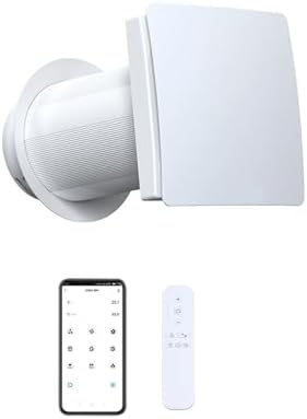 ZTTQSYJZ VT501 Heat Recovery Ventilation Device Wall Mounted Room Fresh Air Fan With Ceramic Filter Ventilation System 6in(VT501 WF)