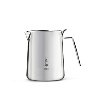 Bialetti 1807 melkkannetje “Bricco” 50Cl, roestvrij staal, zilver, 30 x 20 x 15 cm