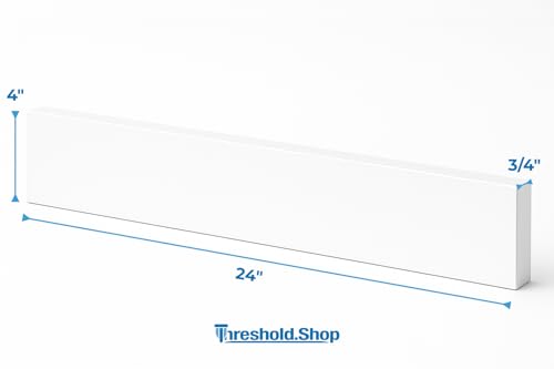Image of Bathroom Vanity Sink Backsplash /Sidesplash (Super White Engineered Marble, 4 inch x 24 inch)
