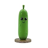 NPW Pickle Sound Machine – Dillon The Positive Talking Pickle with 16 Uplifting Phrases | Fun Desk Toy, Stress Reliever, and Gag Gift for Adults and Kids