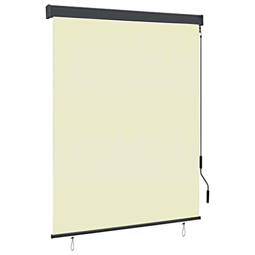 INLIFE Außenrollo 140x250 cm Creme Markise