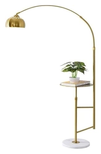 Lámpara vertical decorativa con mesa de café para salas modernas 1