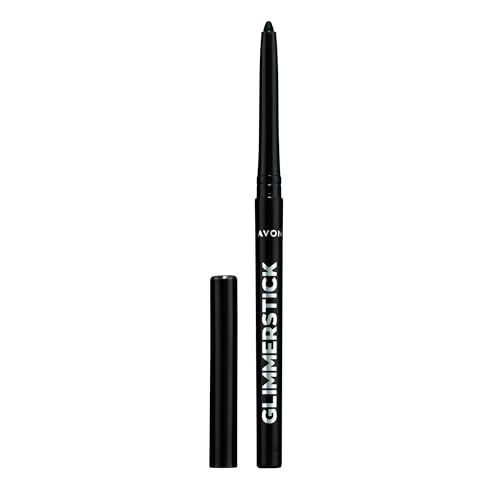 Avon Glimmerstick Eyeliner Blackest Black Soft-Glide Formula Bold and Intense Colour Waterproof Smudge-Proof Colour That Lasts All-Day Cruelty Free