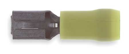 Female Disconnect, Yellow, 12to10AWG, PK50