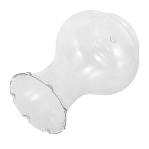 VILLCASE 6Pcs Shatterproof Plastic Vases for Hyacinth Forcing and Buds Small Hydroponic Flower Containers for Bulb Growing Multi-purpose Tabletop Decor for Weddings and Centerpieces