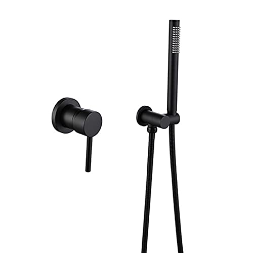 Nesho NESHO Wandmischer Duschsystem Mattschwarz