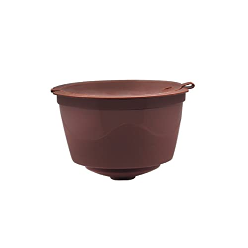 Dorccsi Capsule di caffè riutilizzabili Cestini per filtri per caffè Ricaricabili in plastica Capsule compatibili con Le Macchine da Dolce Gusto di per Macchine da Dolce Gusto Capsu