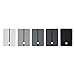 Colad Color Accuracy Matching Spray Out Metal Sample Cards with Black Strip for Coverage Test for Automotive Refinishing(25, Black)