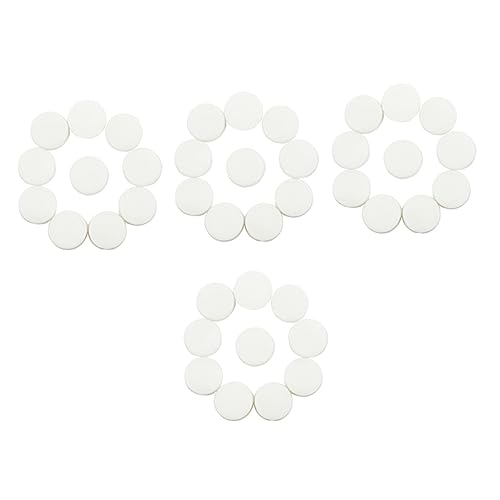 BESPORTBLE 40Pcs Flute Key Plugs Durable Silicone Open Hole Flute Covers Easy to Install Non Damaging present for Beginners White
