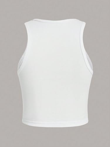 Image of Toochki Tops for Women Crop Top for Women's Tank Activewear Tee Sports Casual Work Out Wear Round Neck Cotton Camisole Pack of 2