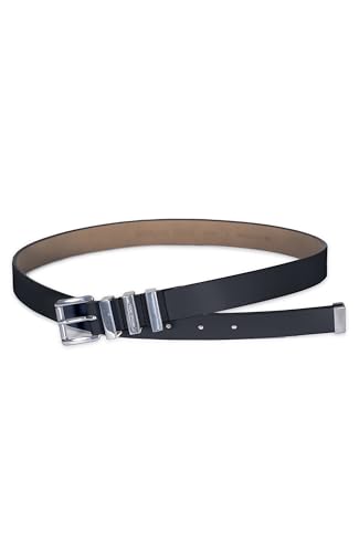Michael Kors Womens 1 Inch Leather Belt with 3 Keepers, Stylish Fashion Accessory for Everyday Wear2