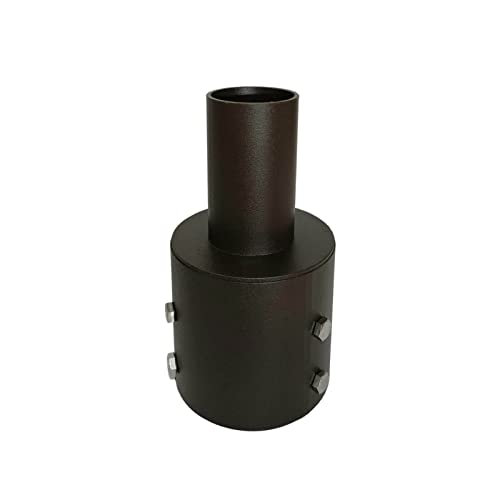 JCLIEVO Light Pole Adapter for 4 Inch Round Pole,Top Pole Tenon with 2 3/8