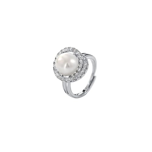 Bague réglable perle d'eau douce finis les problèmes de taille