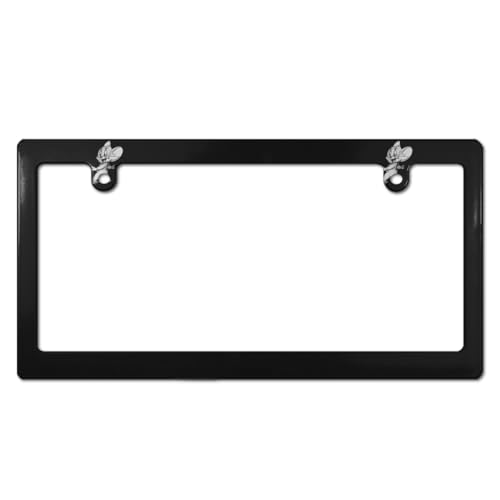 トムとジェリー ナンバープレート フレーム ナンバーフレーム 普通車 軽自動車適用 装飾ボーダー タグ装飾 耐久性 カーアクセサリー 錆びにくい おしゃれ ?り物