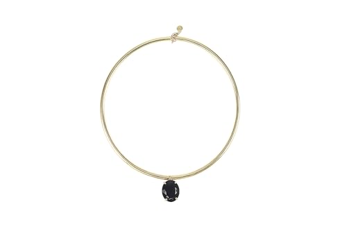 Collier tubes d'or et onyx noir fait main, le cadeau idéal pour marquer un grand jour