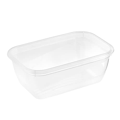 keeeper Set de 5 recipientes de congelación, Tapas con etiquetas reutilizables, 5 x 500 ml, 15,5 x 10,5 x 6 cm, Mia Magic Ice, Azul Nordic