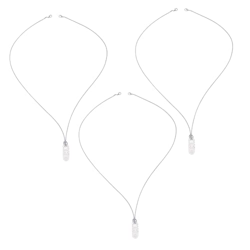 Gogogmee Cordino Protettivo Anti-smarrimento 3 Pezzi Clip Per Supporto Amplificatore Acustico, Accessori Leggeri Unisex Per Ragazzo Ragazza, Anziani e Adulti, Uso Quotidiano e Viaggi, Colore Grigio