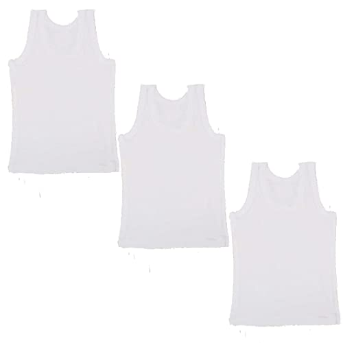 Image of REVOLTEK Printed Vest baniyan Cotton Inner wear for Baby wear Sleeveless Undershirts for Kids Sando ganji Tank-Tops Toddler Girls /Boys Colors Pack of 6