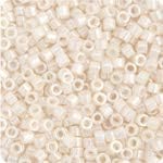 Miyuki Delica 11/0 White Bisque Opaque Ceylon 50gms Bag of Japanese Glass Beads