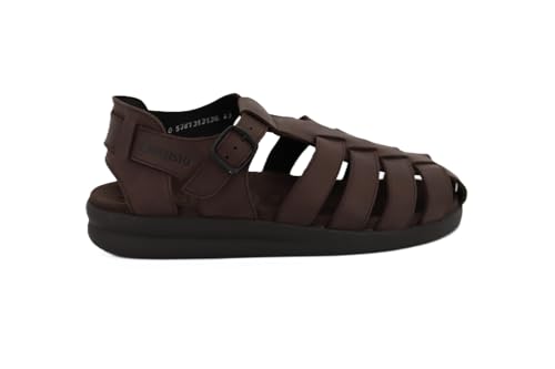 Mephisto Mens Sam Brown Leather Sandals 44 EU