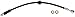 Dorman H622432 Front Passenger Side Brake Hydraulic Hose for Select Buick/Chevrolet Models