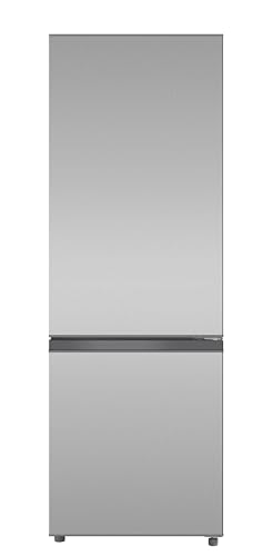 PKM Kühl-Gefrierkombination KG162EWN | Inox | 162 Liter Nutzinhalt | 4 Sterne Gefrierfach | LED-Beleuchtung