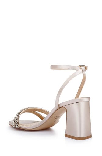 Jewel Badgley Mischka Rosa Block Heel Sandal with Gemstone Straps4
