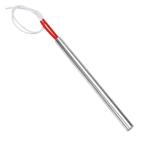 ���M 220V Igniter Cartridge Heating Element Cylindrical Mold Heater SUS304 Single End Electric Hot Rod 500w/750w/1000w(14mmx250mm 